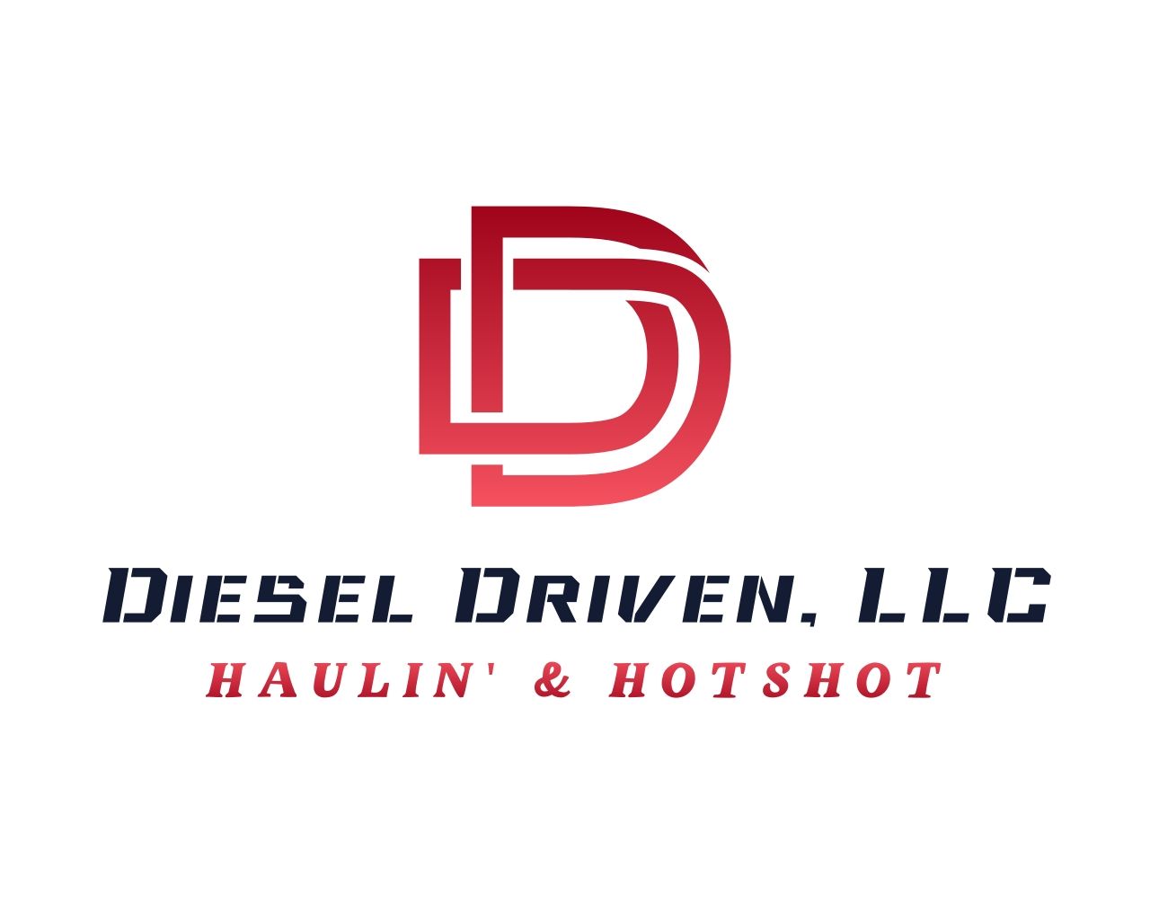 Logo for Diesel Driven, LLC featuring bold red DD initials.
